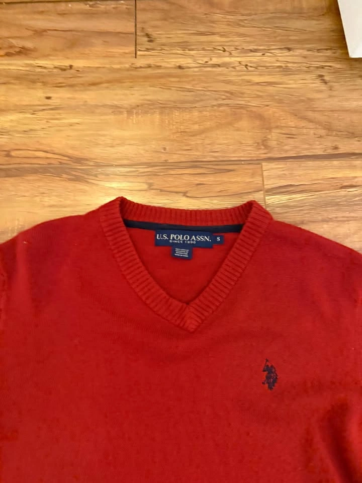 Men's Polo Assn Red Sweater - photo 2