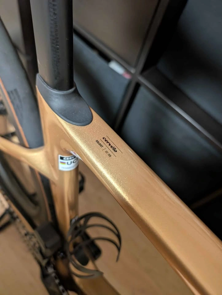 Cervelo Soloist Gold Dust Custom Build - Carbon Wheels - Size 48 - photo 5