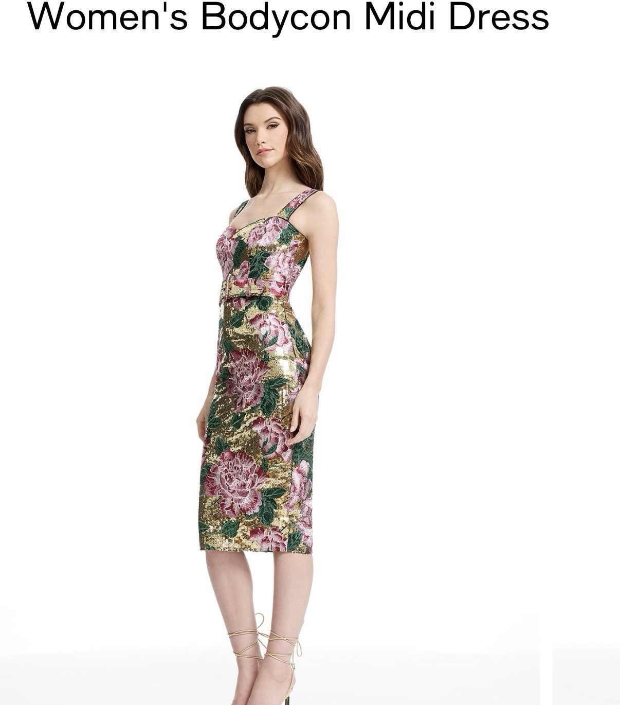 New with tag Dress The Population Floral Bodycon Midi Dress XS - photo 2
