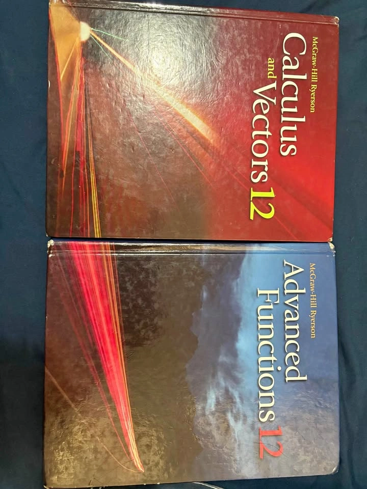 Grade 12 Math Textbooks - Advanced Functions & Calculus