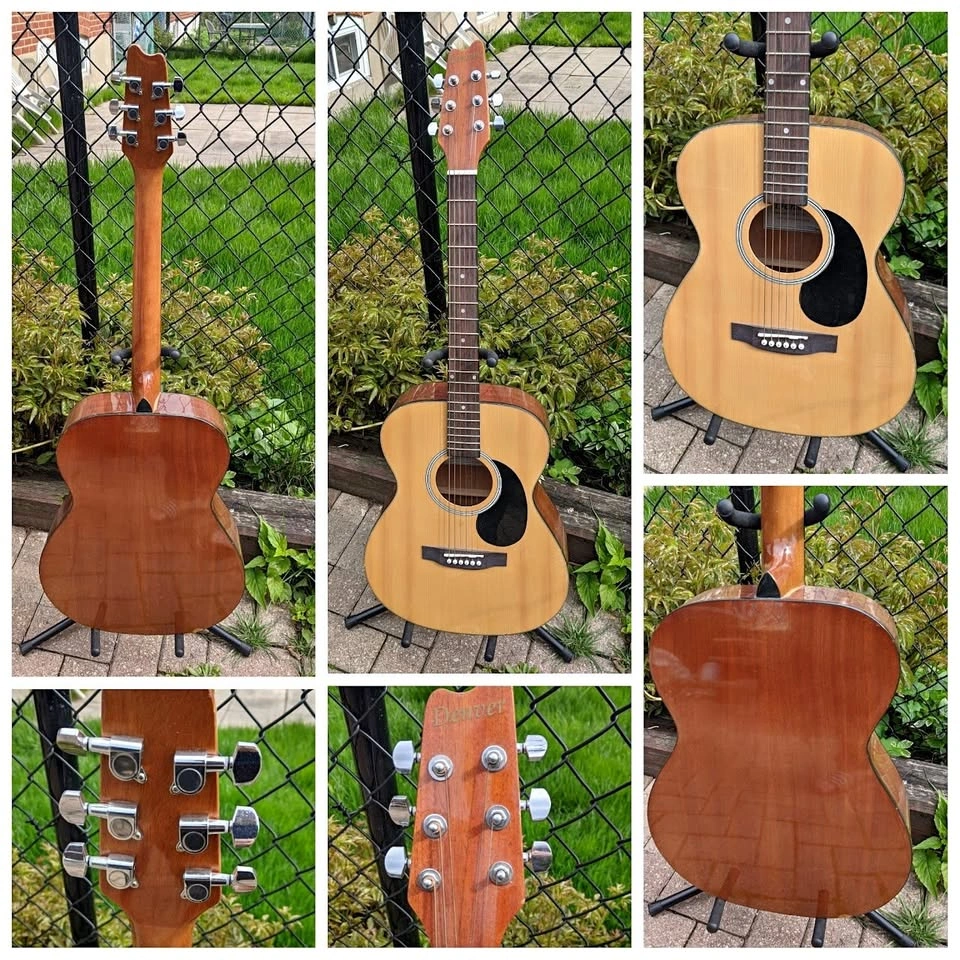 $120 Denver OM Acoustic Guitar