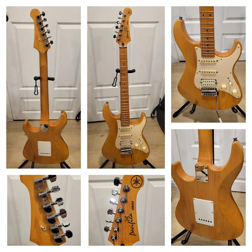 $250 Pacifica 112 HSS Electric Guitar by Yamaha - Natural
