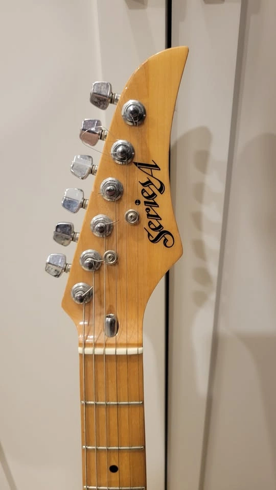 $200 Series-A Stratocaster Electric Guitar – Olympic White - photo 4
