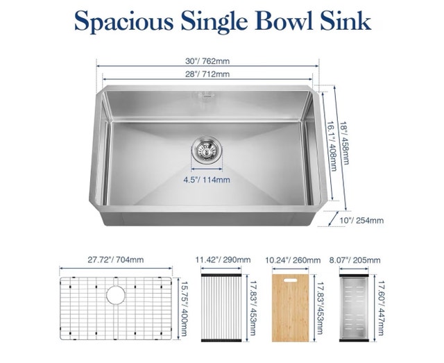 Stainless Steel Undermount Sink - photo 3