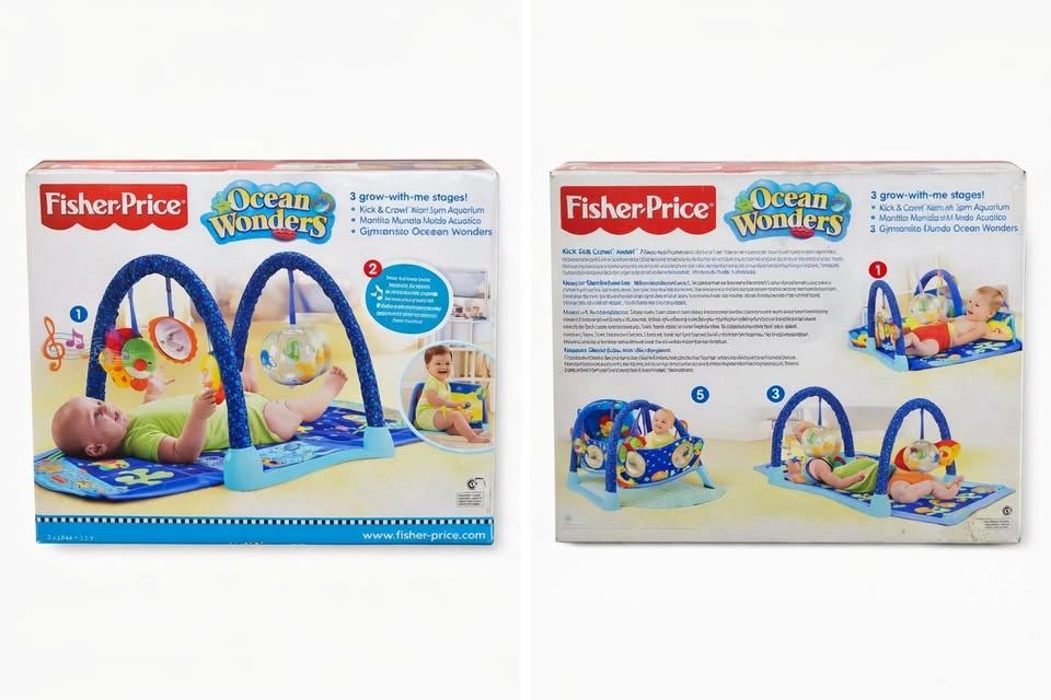Fisher-Price Ocean Wonders Kick & Crawl Aquarium Play Gym