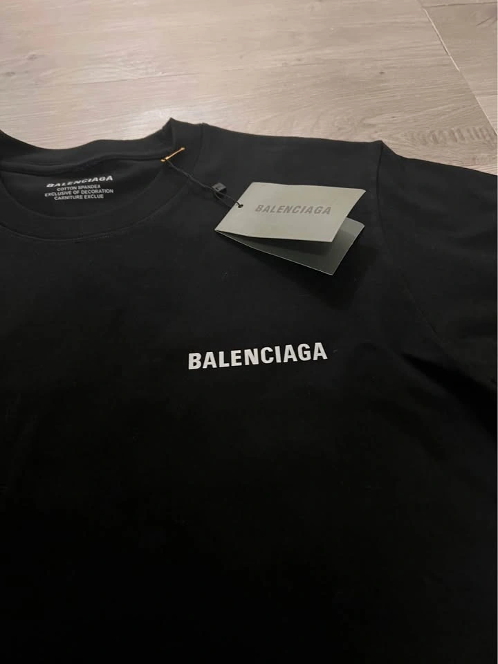Balenciaga Black Logo T-Shirt - photo 2