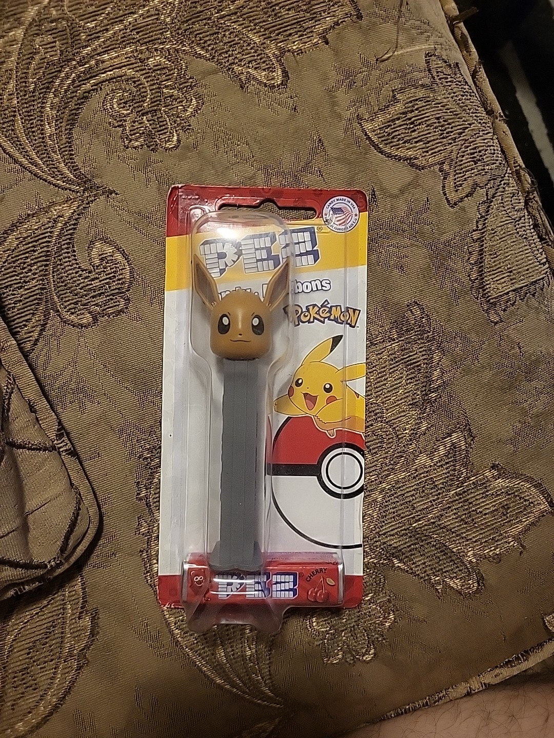 Pokemon Eevee PEZ Dispenser Candy & Dispenser Gift Set w/ Refill