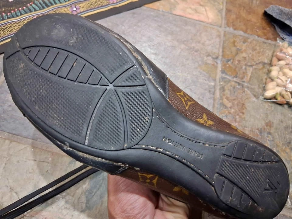 Louis Vuitton Monogram Macassar Globe-Trotter Sneakers - Size 8