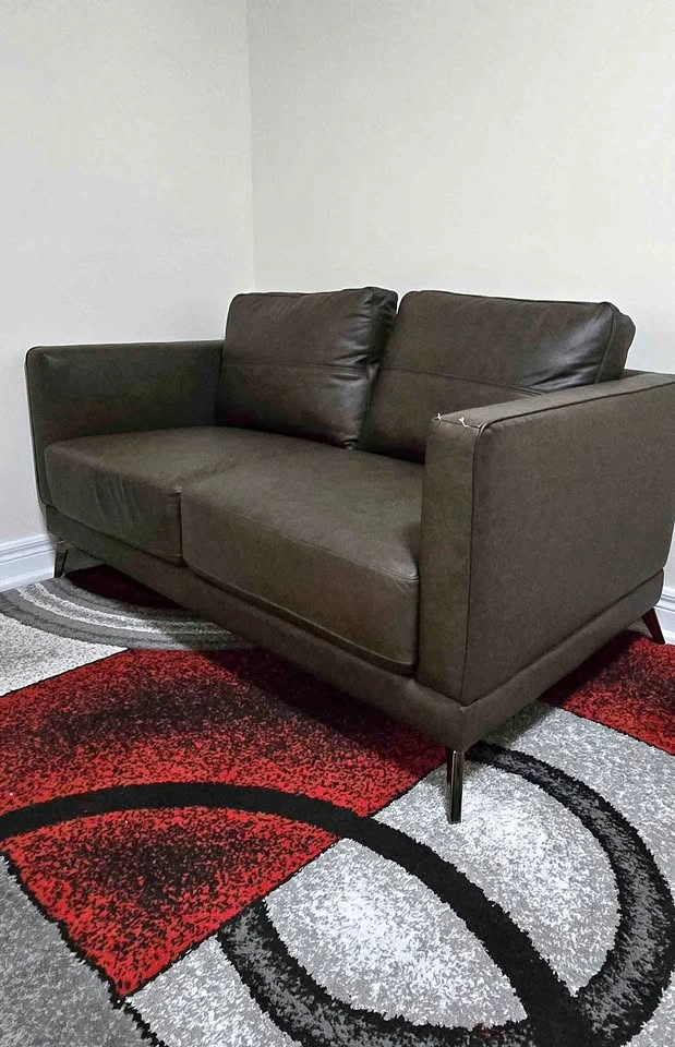 Genuine leather Bricks couch/ loveseat