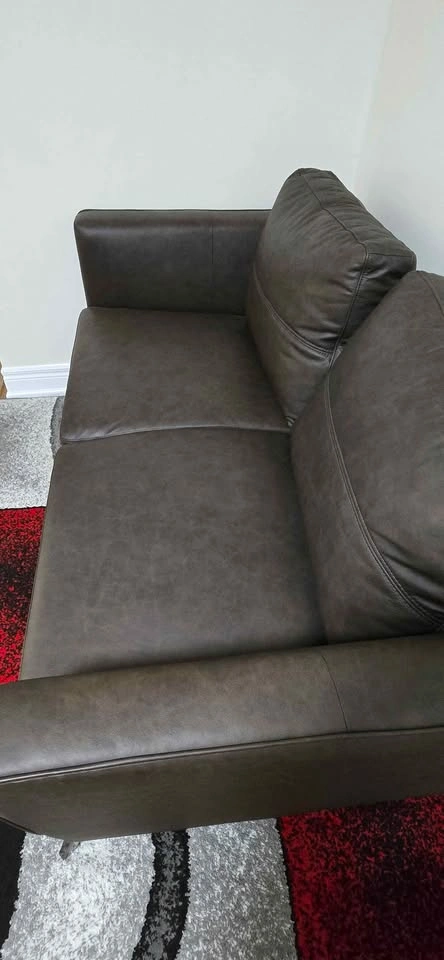 Genuine leather Bricks couch/ loveseat - photo 2