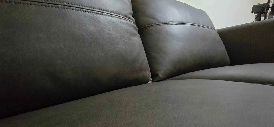 Genuine leather Bricks couch/ loveseat - photo 3