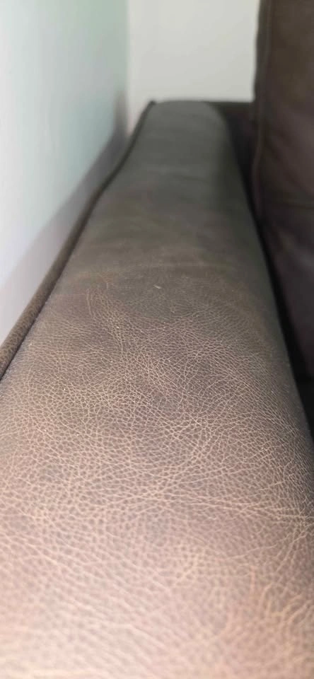 Genuine leather Bricks couch/ loveseat - photo 4
