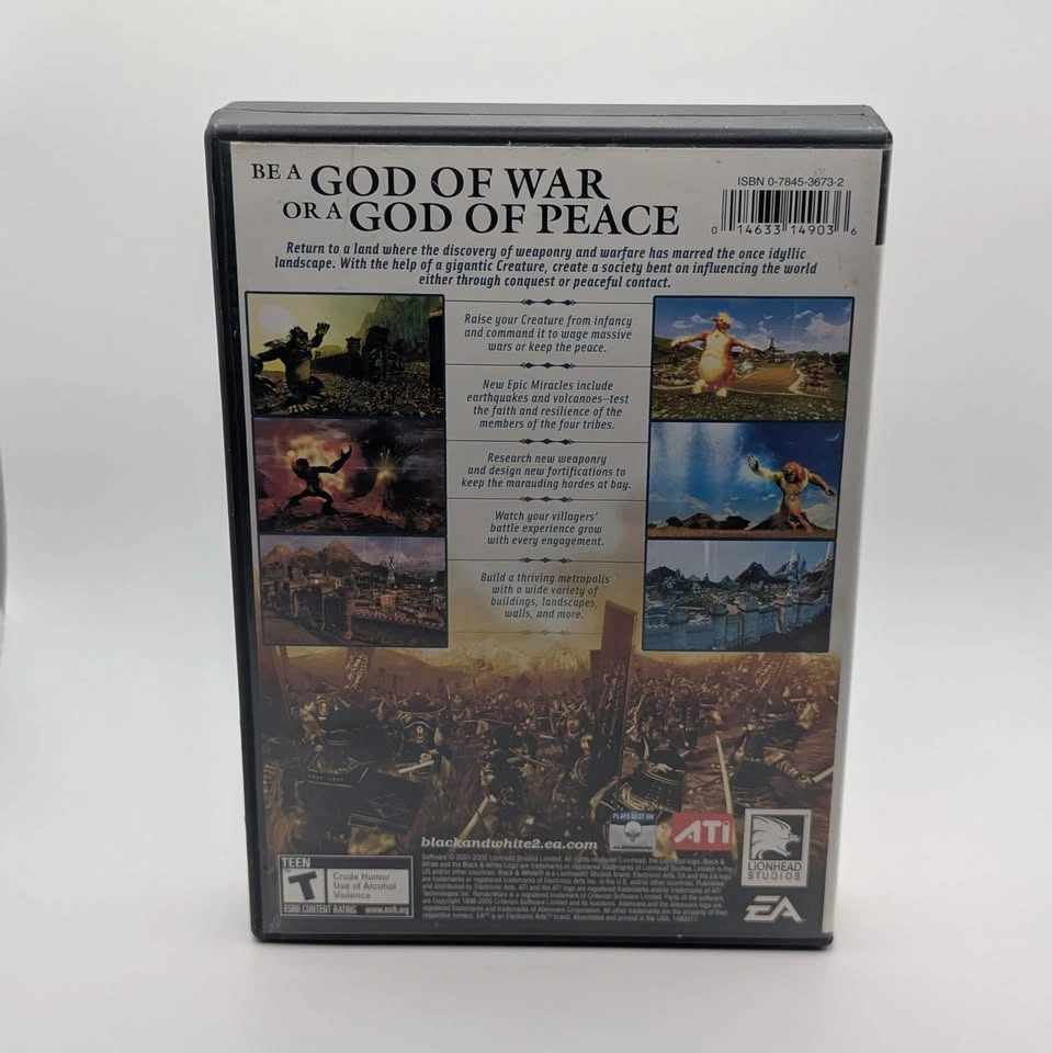 Black & White 2 PC (2005) Classic God Game - Lionhead Studios - photo 2