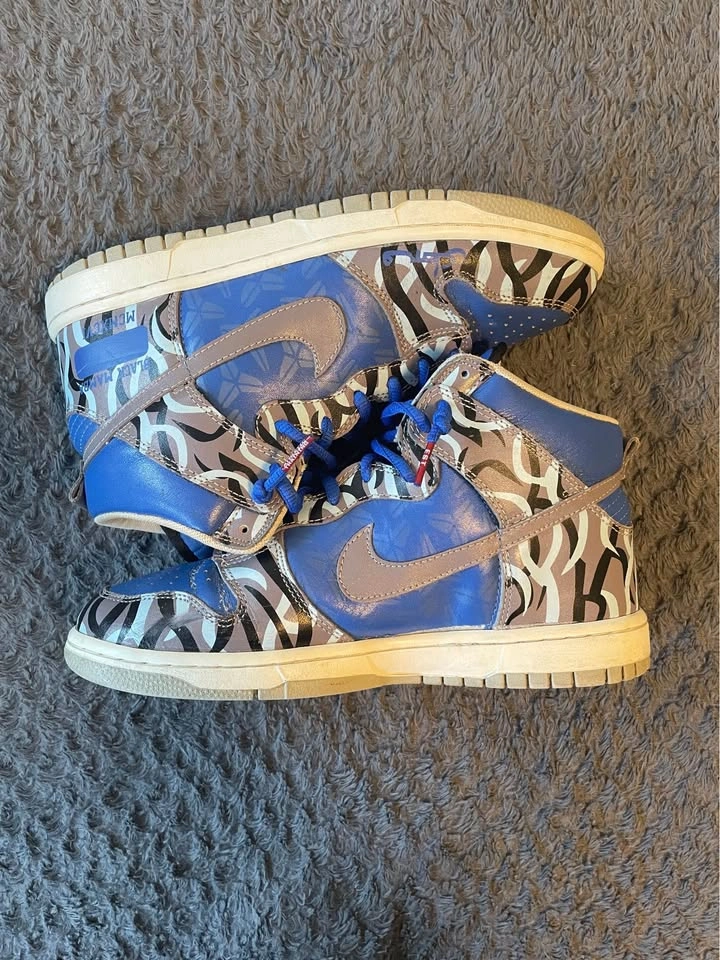 Nike Dunk High Blue Camo Sneakers (Kobe collab) - photo 5