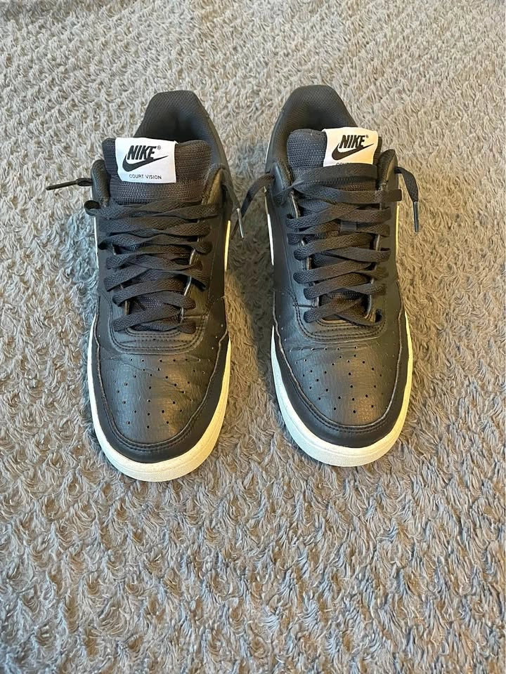 Nike Court Vision Sneakers Black White