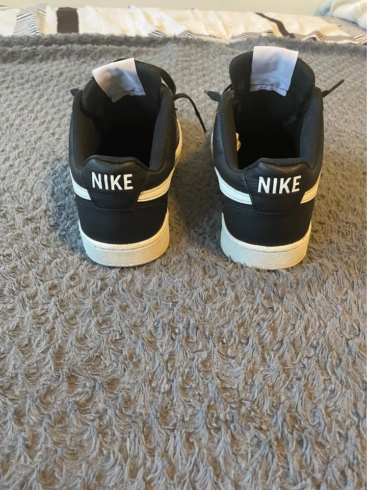 Nike Court Vision Sneakers Black White - photo 3