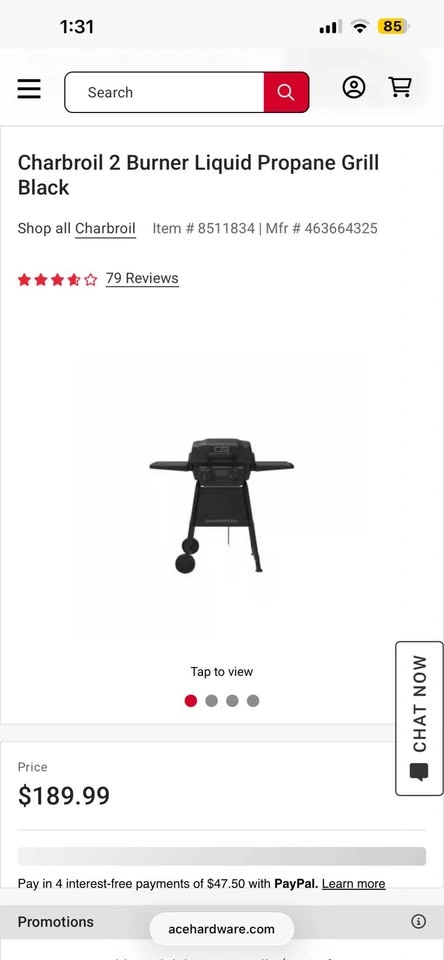 Charbroil 2 Burner Gas Grill - photo 2