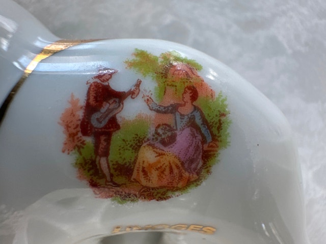 Limoges vintage porcelain miniature elephant figurine. - photo 3