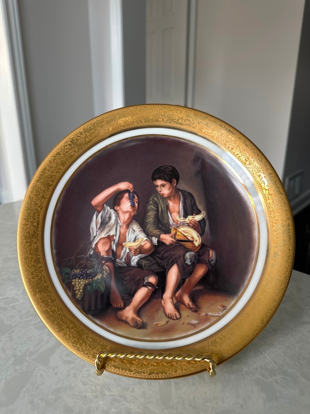 Limoges T. Limoges by MABA Porcelain Collector Plate