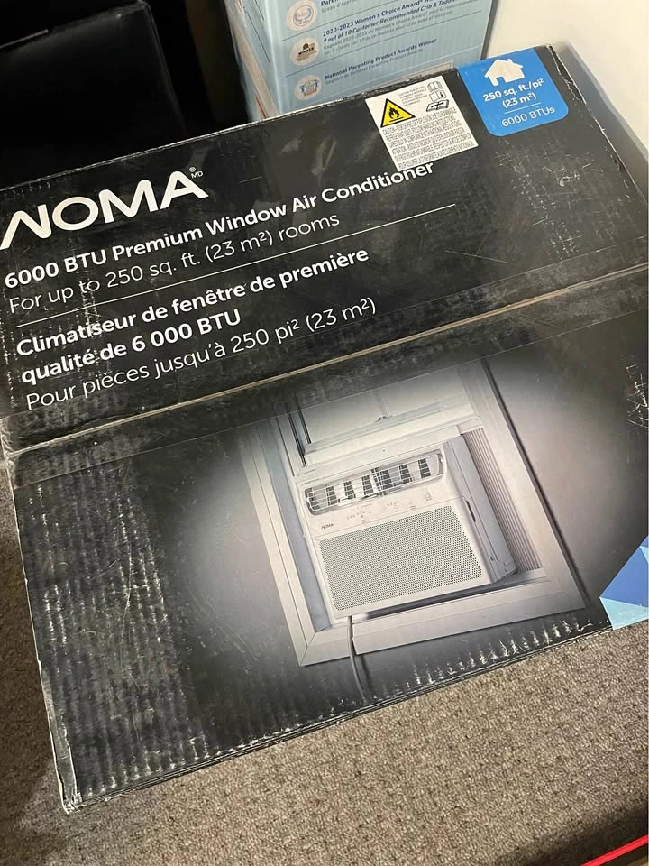 NOMA 4-in-1 Window AC w/Remote, 6,000-BTU