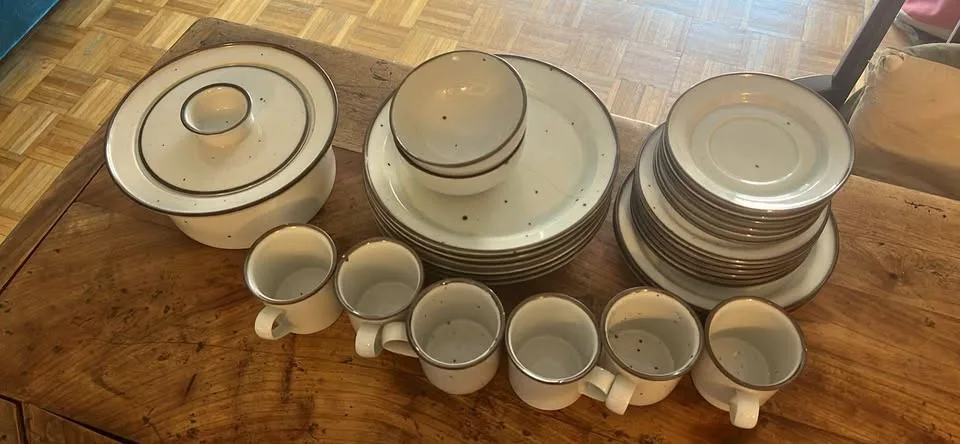 "Brown Mist," Dansk dinnerware bundle. Best offer. thumbnail
