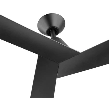 Easton 52-inch Indoor/Covered Outdoor Matte Black Ceiling Fan w/ - photo 4