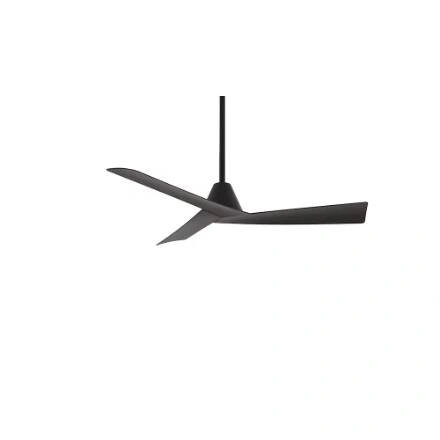 Easton 52-inch Indoor/Covered Outdoor Matte Black Ceiling Fan w/ - photo 5
