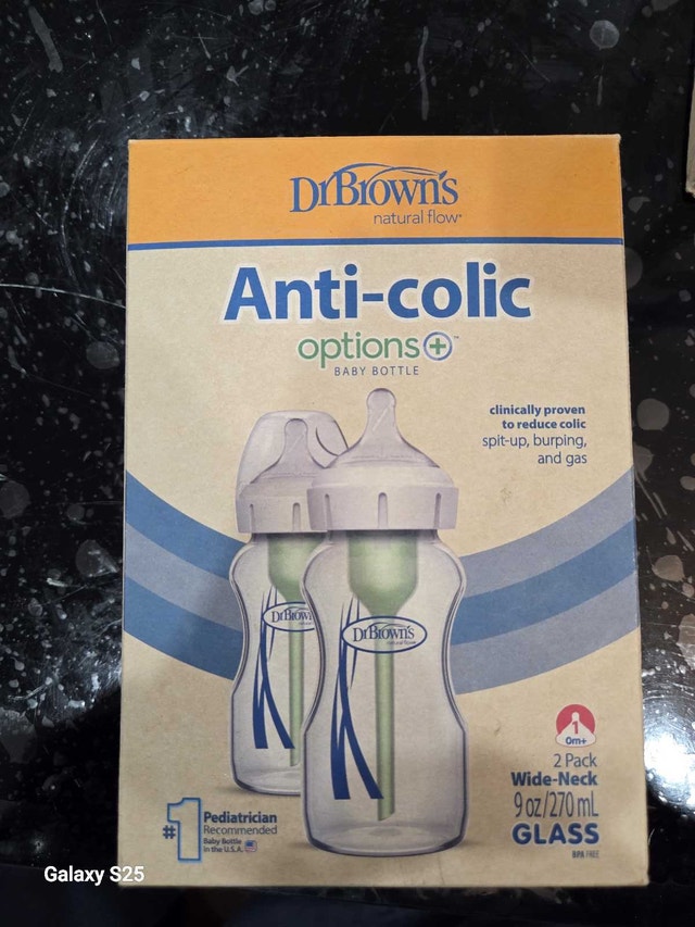 Dr. Brown's Natural Flo Anti-Colic Options+ Wide-Neck Glass Baby - photo 4