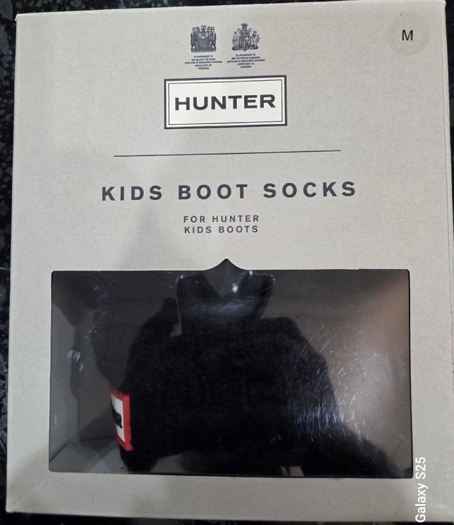 Toddler K 6 Stitch Boot Socks, Black, Size US 11-13 - photo 3