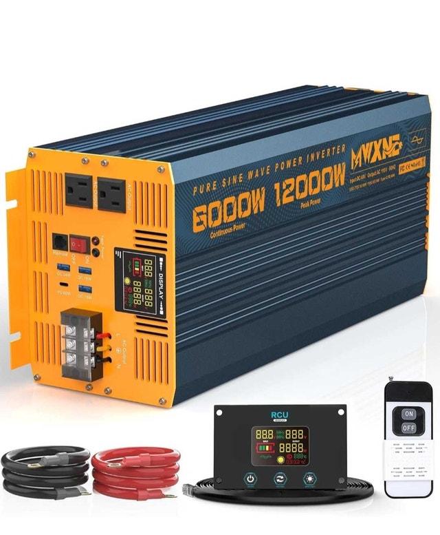 6000 Watt Pure Sine Wave Power Inverter DC48V/AC120V. NEW. - photo 2