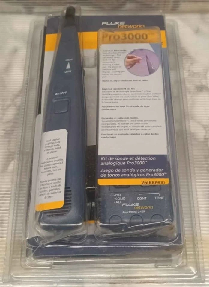Fluke Networks Pro3000 Tone Generator & Probe Kit (Sealed) - photo 3
