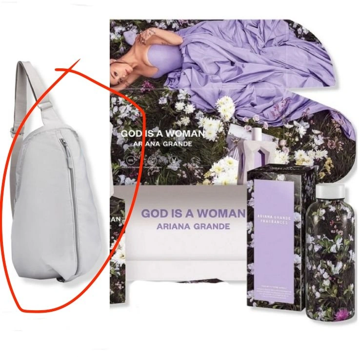 Ariana Grande Grey Sling Crossbody Bag - photo 3