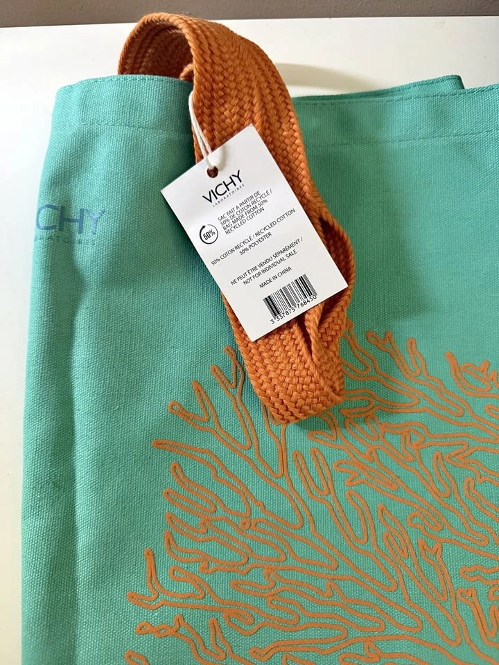 Vichy Beach Bag Summer Tote