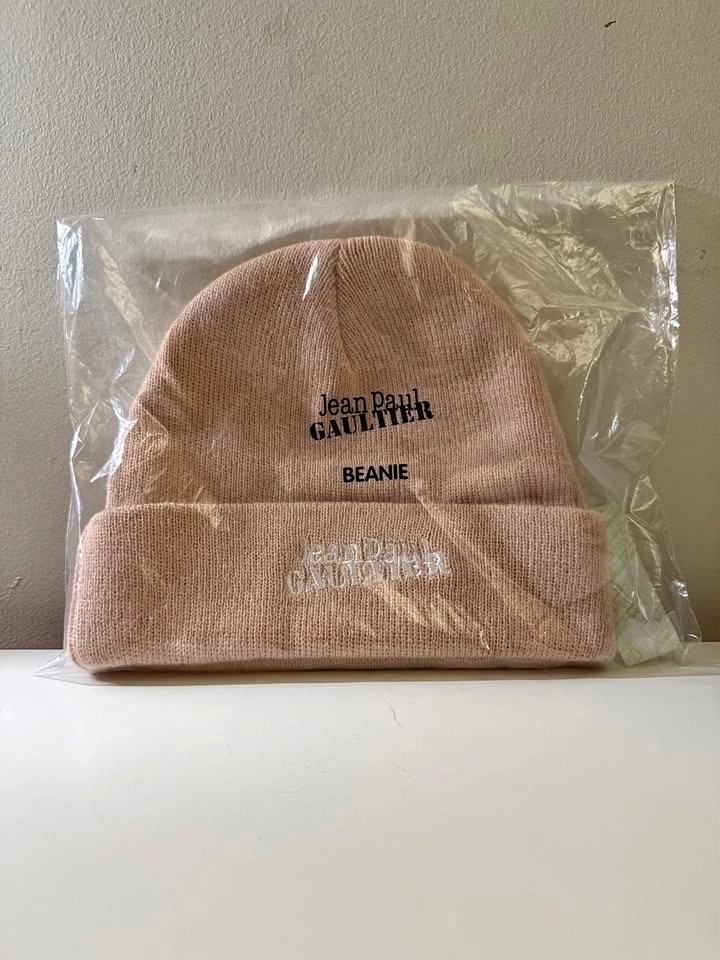 Jean Paul Gaultier Peach Beanie Hat