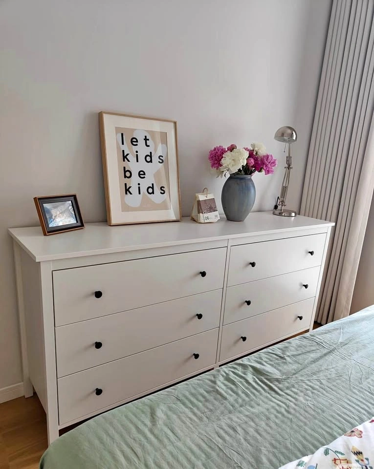 IKEA KOPPANG 6-Drawer Chest (White) - Assembled