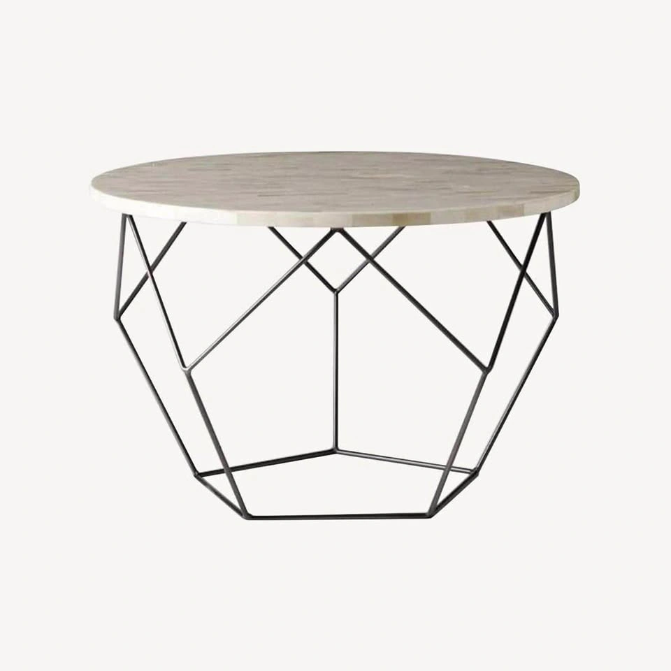 ✨Stunning West Elm Origami Coffee Table - Natural Bone Inlay