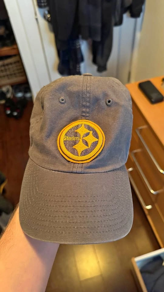 Steelers Grey Hat Cap