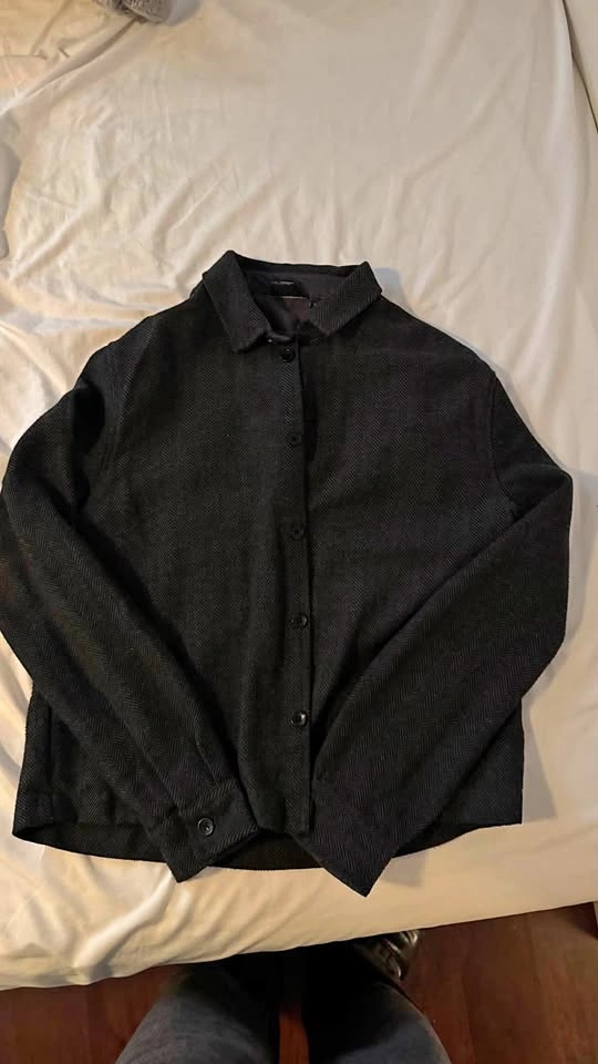ASOS design grey shirt jacket