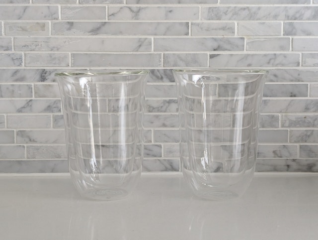 De'Longhi Latte Macchiato Double Walled Glasses x 2 (330 mL) - photo 2