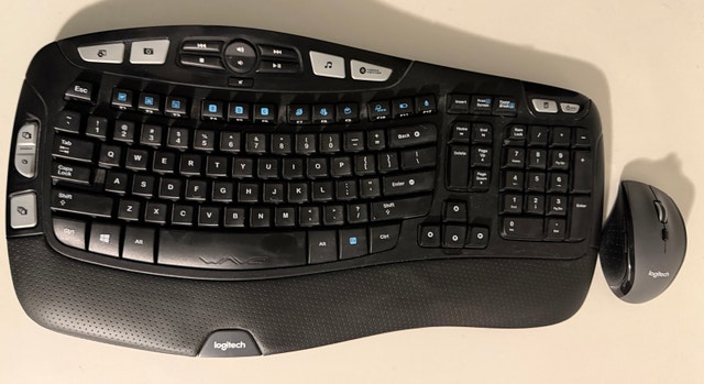 Logitech Wave Keyboard and Mouse