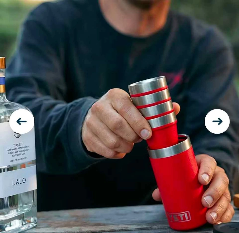 New! YETI Shot Glasses & Carrying Case - photo 4