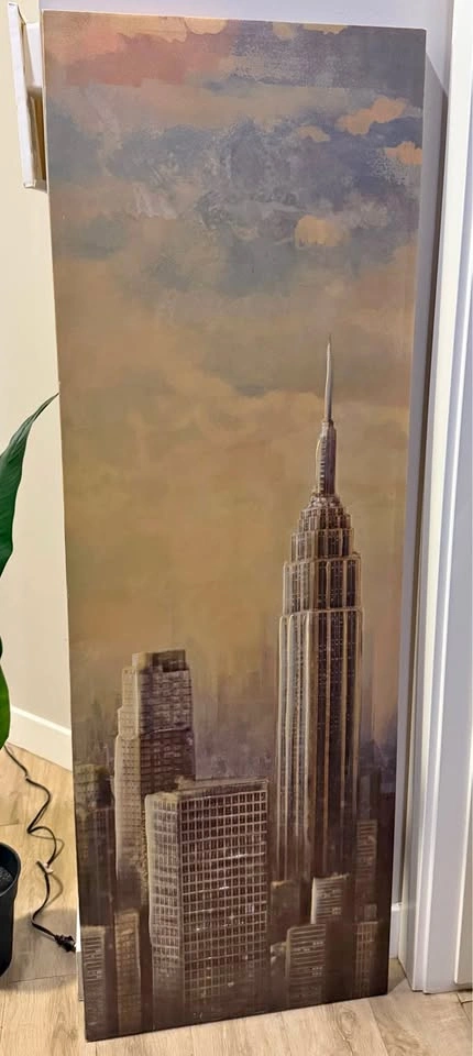 City Skyline painting