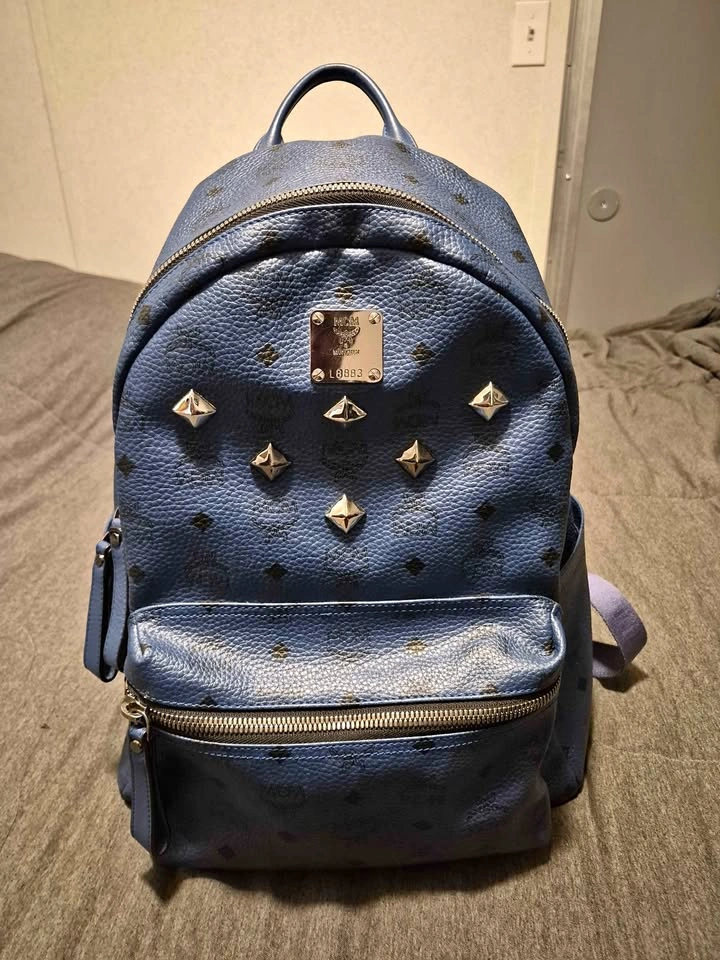 MCM Studded Backpack