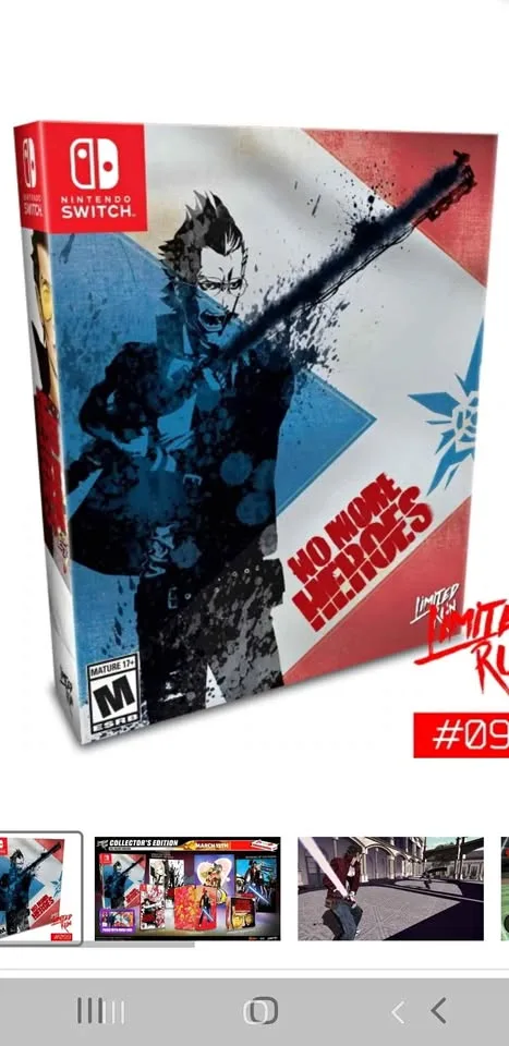 No More Heroes I & II Limited Run Collector's New thumbnail