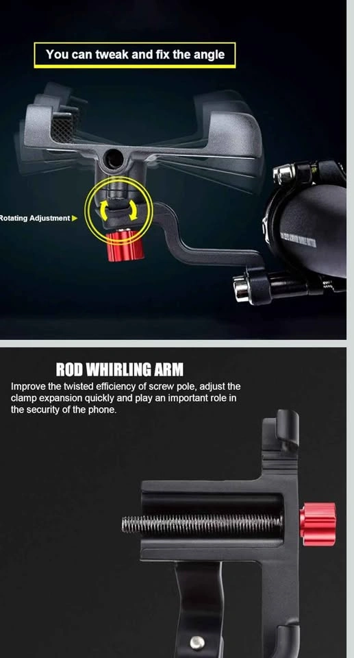 NEW BLACK Aluminum Alloy Bike Phone Holder - photo 2