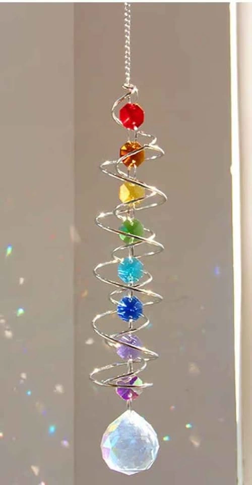 Gazing Ball Spiral Tail Wind Spinner Sun Catcher - photo 2
