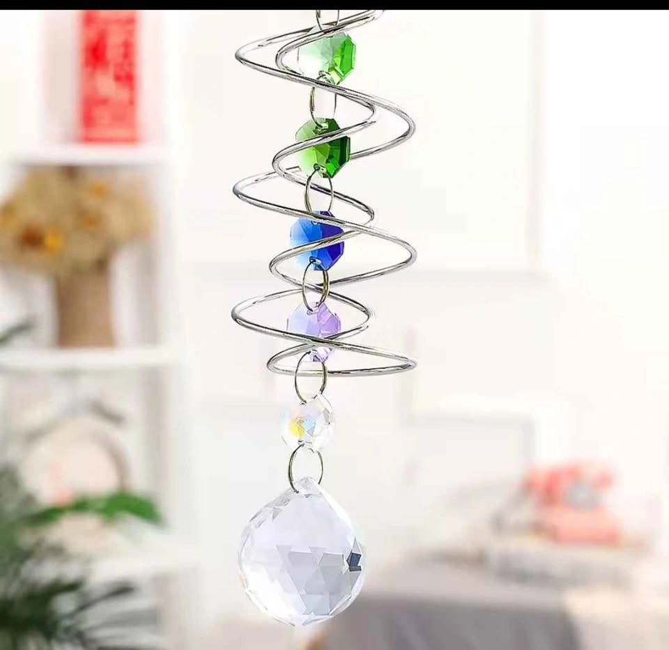 Gazing Ball Spiral Tail Wind Spinner Sun Catcher - photo 5