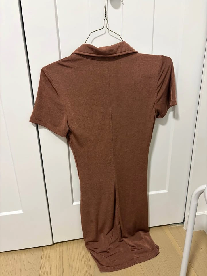 DYNAMITE BROWN SPARKLY DRESS - photo 2