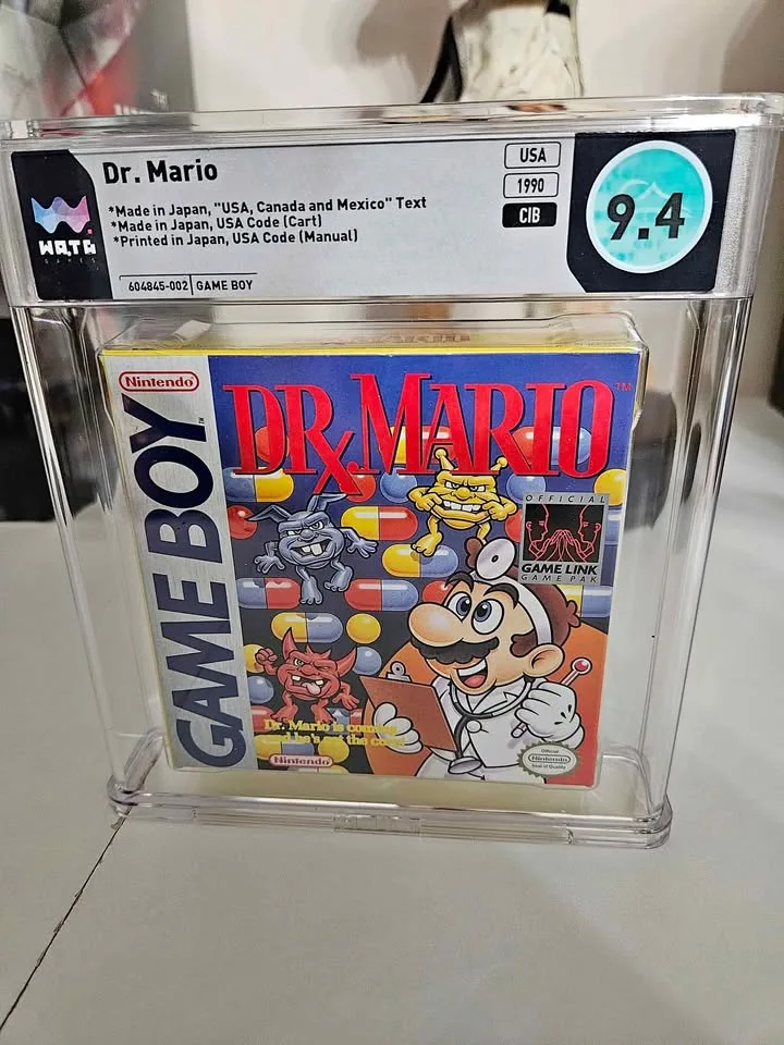 Dr Mario - Game Boy (Wata 9.4) CIB thumbnail