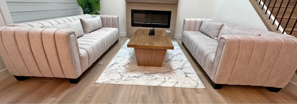 Modern wood coffee table